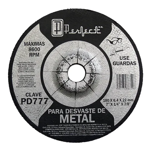 ABRASIVO METAL 180 Y 6.4 Y 22.2 mm DESBASTE