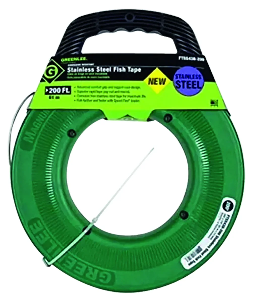GUIA P/ELECTRICISTA 73m-200PIES METALICA "X"
