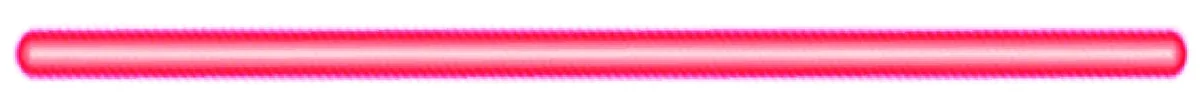 LUZ CYALUME VARA 3" ROJA "X"