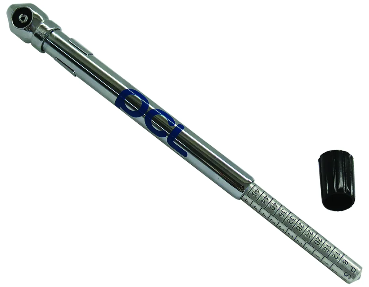 MEDIDOR DE AIRE 50 PSI BARRA METAL