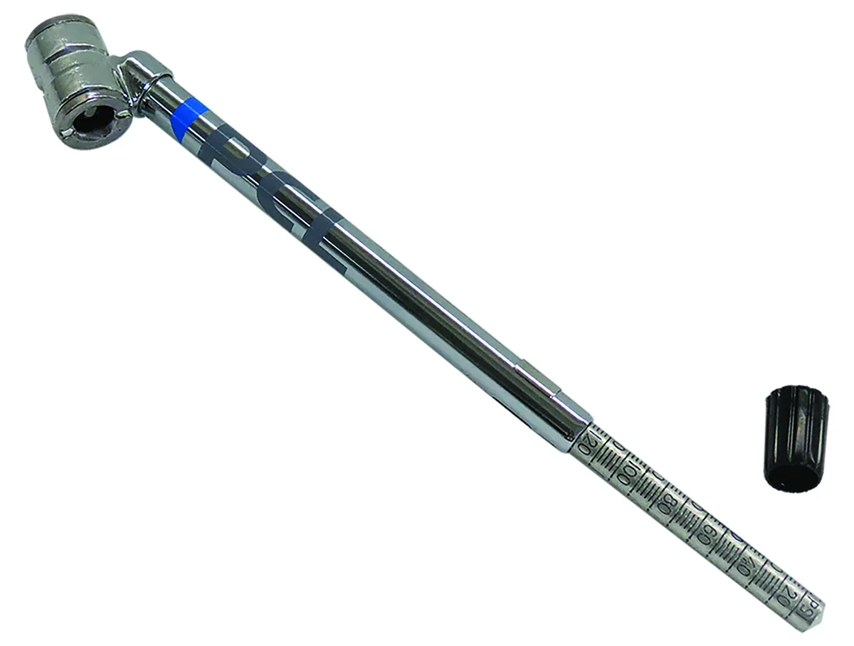MEDIDOR DE AIRE 120 PSI BARRA METAL