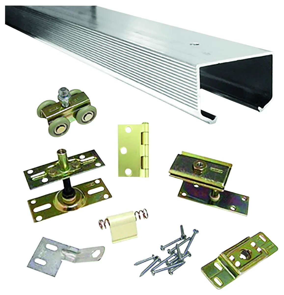 RIEL P/4 PUERTAS PLEGABLE 96" JUEGO "X"