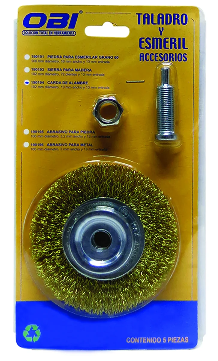 TALADRO ACCS. CARDA JUEGO 102 mm