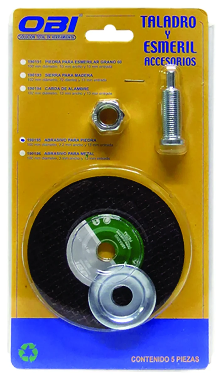 TALADRO ACCS. ABRA. PIEDRA JUEGO 100 mm