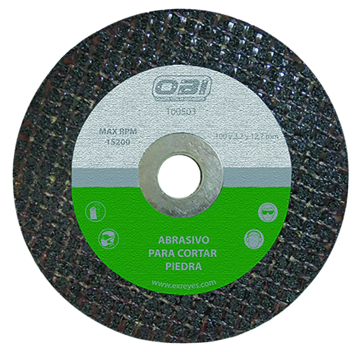 ABRASIVO PIEDRA T1 CORTE 100 y 13 mm Jgo.OBI