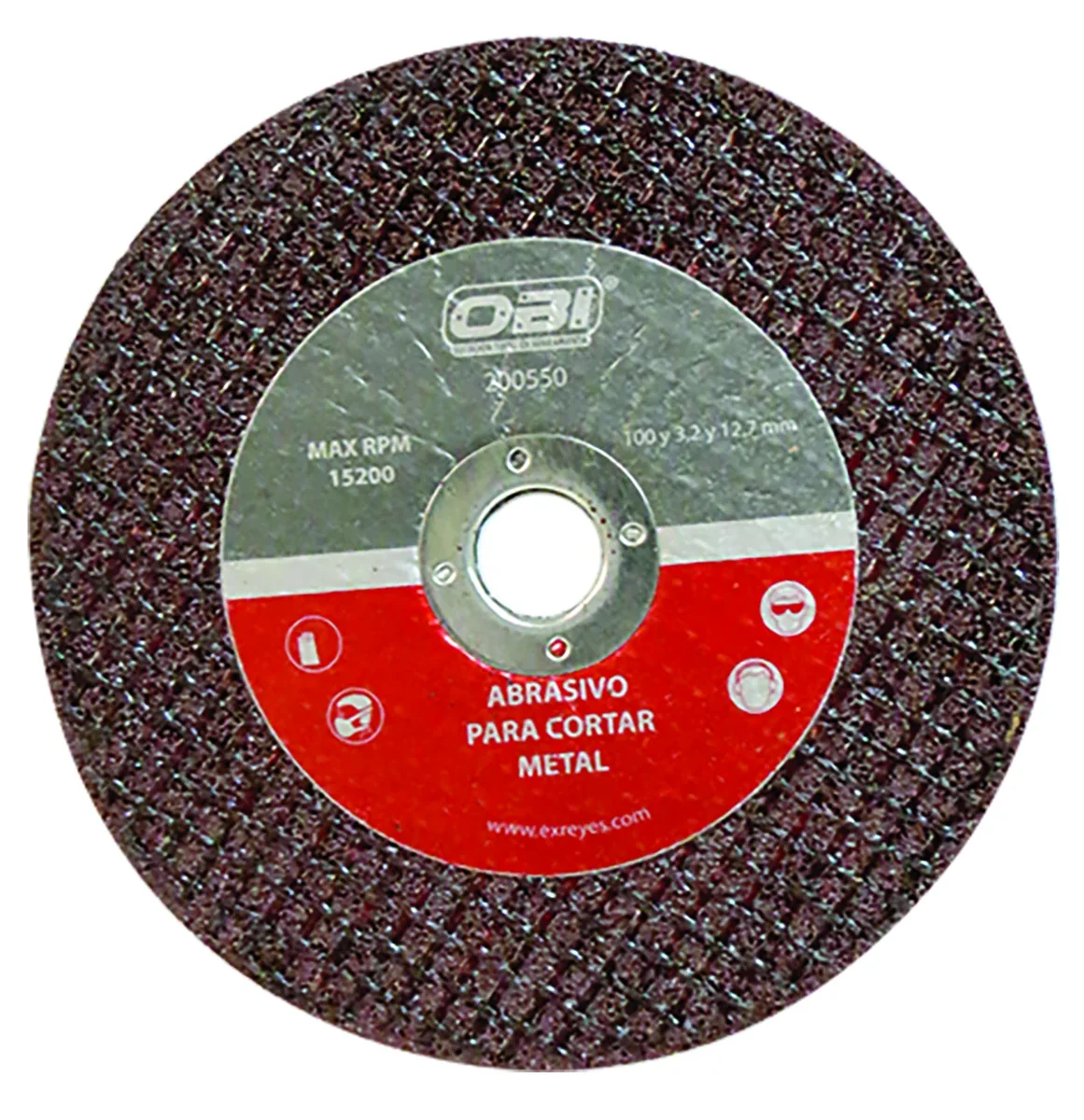 ABRASIVO METAL T1 CORTE 100 y 13 mm Jgo.OBI