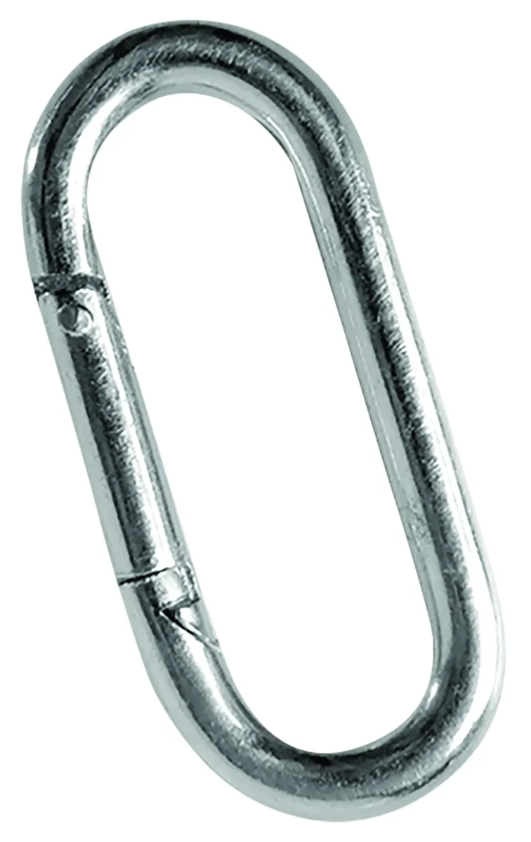 BANDOLA MOSQUETON OVAL 5 cm "X"