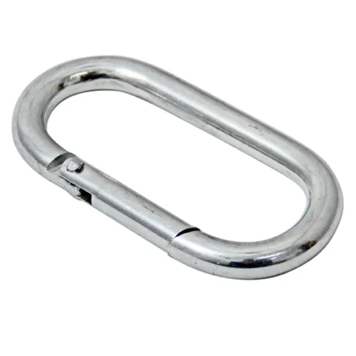 BANDOLA MOSQUETON OVAL 10 cm "X"