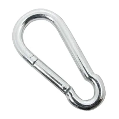 BANDOLA MOSQUETON .INOX. 8 cm . PZ