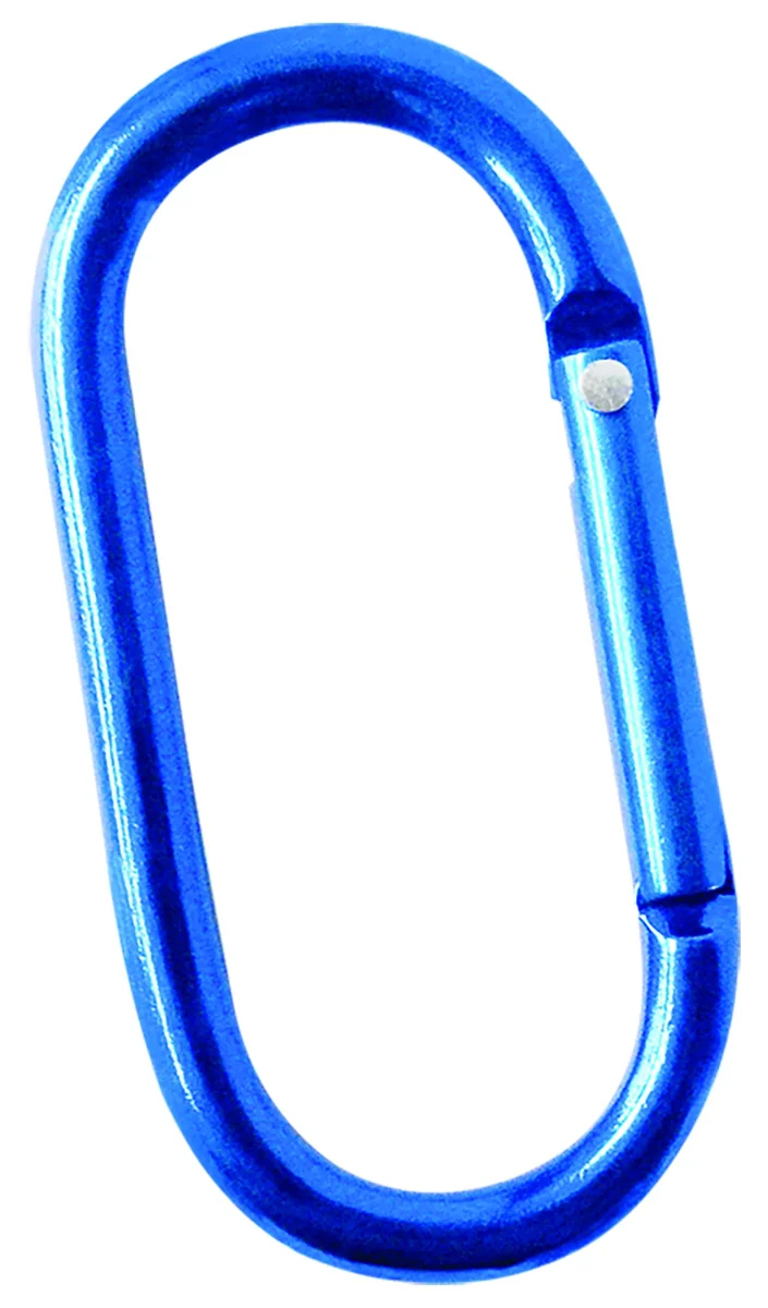 BANDOLA ALUMINIO OVAL 7 cm AZUL C/50 P. "X"