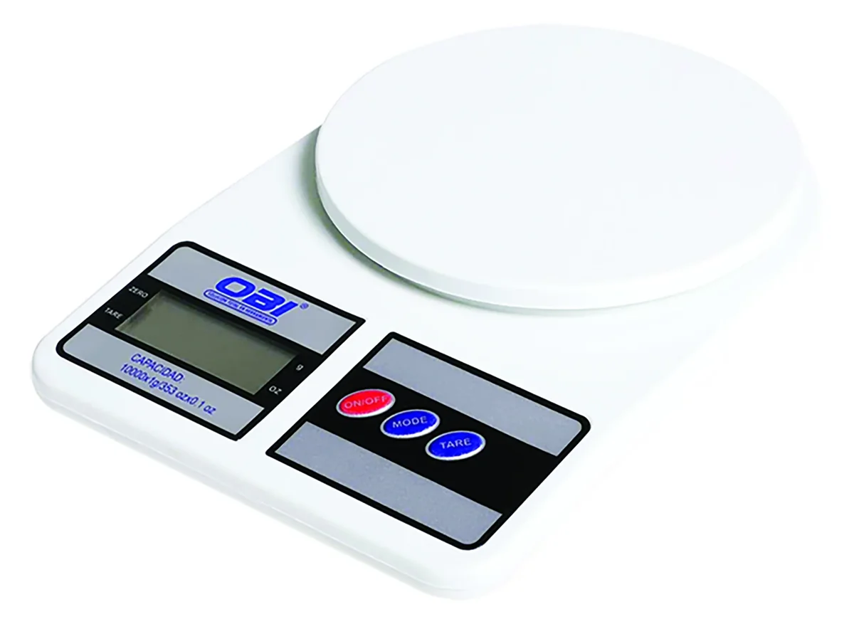 BASCULA MULTIUSO DIGITAL CAP. 10 KG/1 g BLANCA
