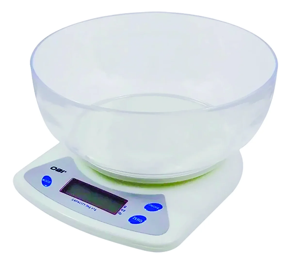 BASCULA MULTIUSO DIGITAL CAP. 5 kg/1 g C/TAZON