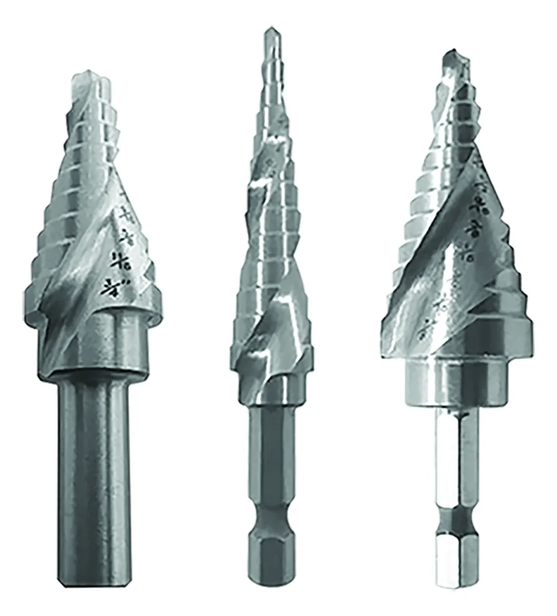 BROCA ESCALONADA A/V OBI 1/8"-7/8"J. 3 P
