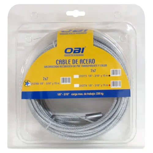 CABLE C/PVC BLISTER 7x7 1/8-3/16" 15 m C/538 kg "X"