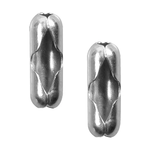 CADENA .BOLA CONECTOR 2,4 mm C/ 1000 PZAS CROMADA
