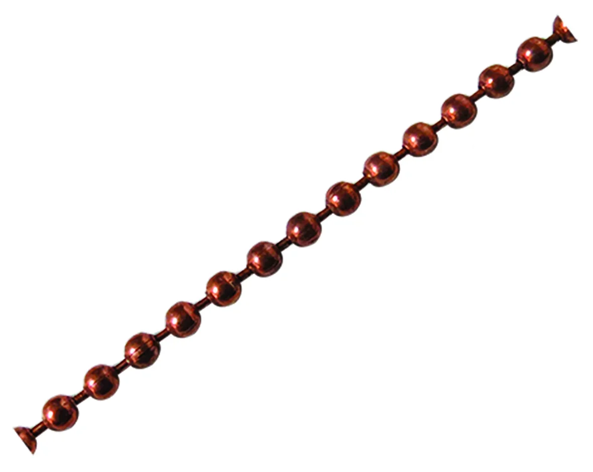 CADENA .BOLA 2,4 mm ROLLO 200 m DORADA A. "X"