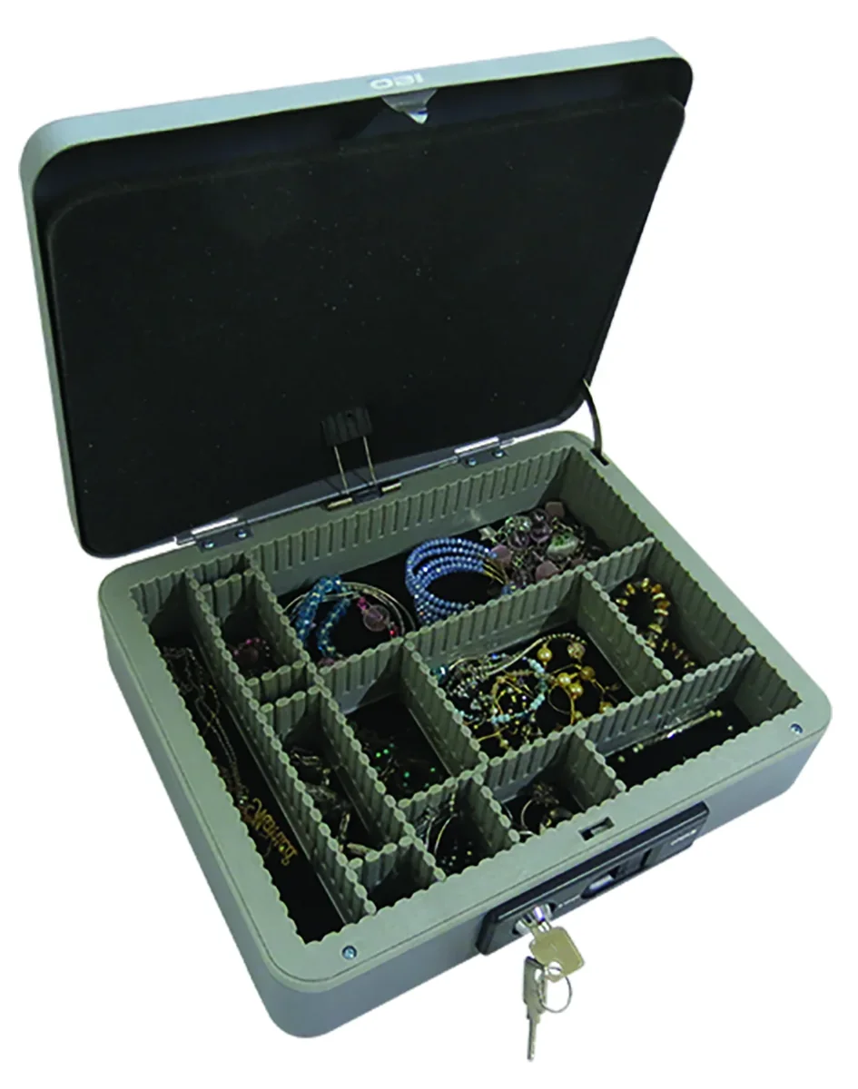 CAJA DE VALOR CON COMPARTIMENTOS AJUSTABLES 30 X 24