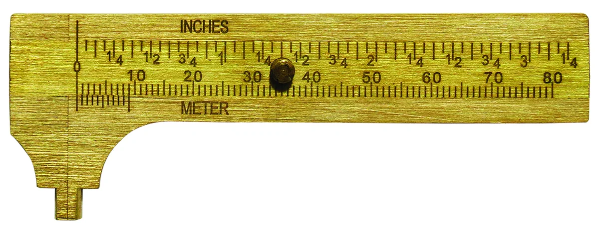 CALIBRADOR PIE DE REY 3" LATON