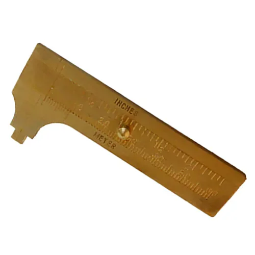 CALIBRADOR PIE DE REY 4" LATON