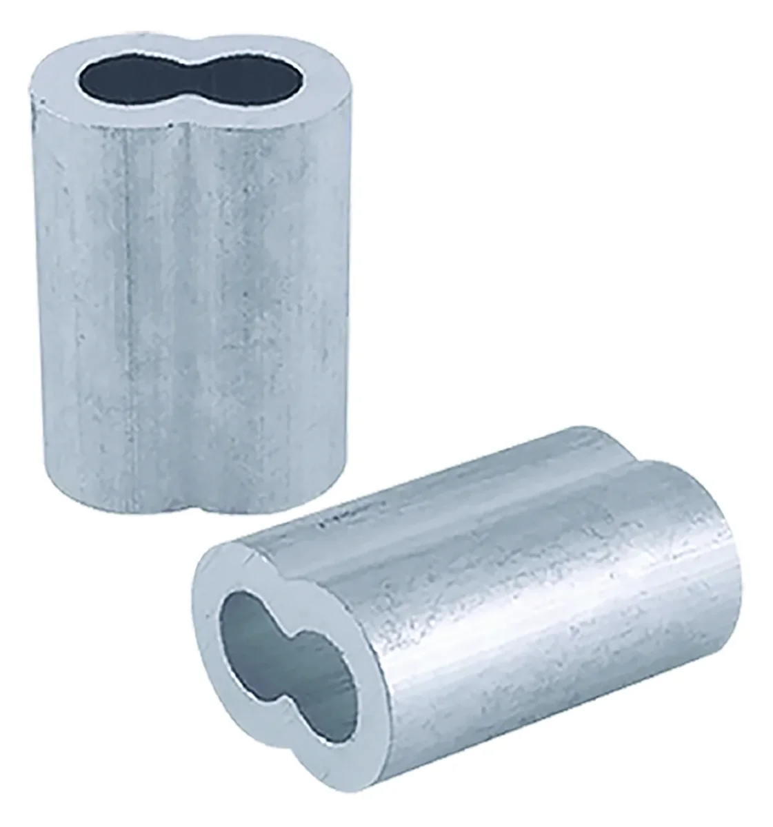 CASQUILLO DOBLE ALU. 1/16" C/100 P.