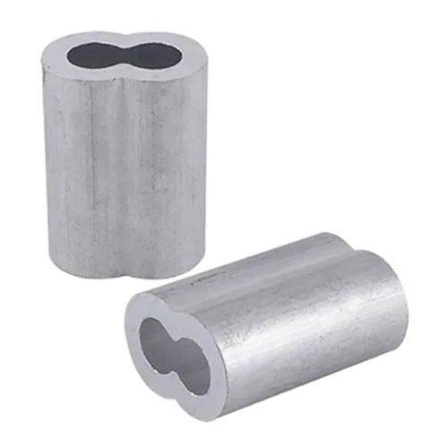 CASQUILLO DOBLE ALU. 1/8" C/100 P.