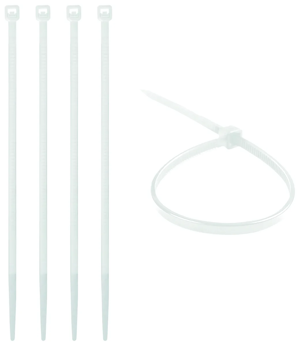 CINCHO BLANCO 4" 10 cm C/100 PZA PMR/11kg