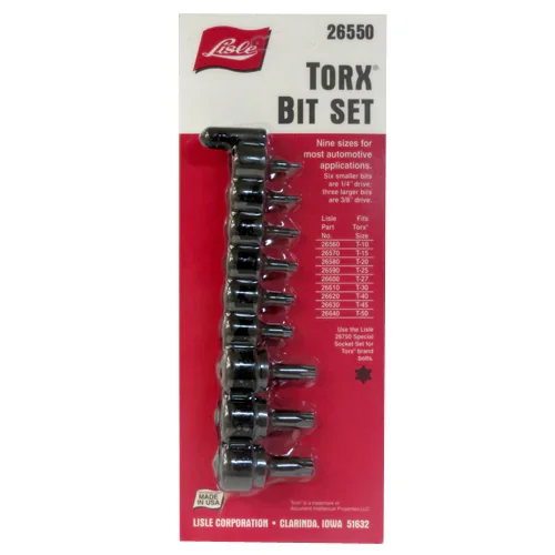 DADO TORX.JGO. 9 P. T10-50 "X"