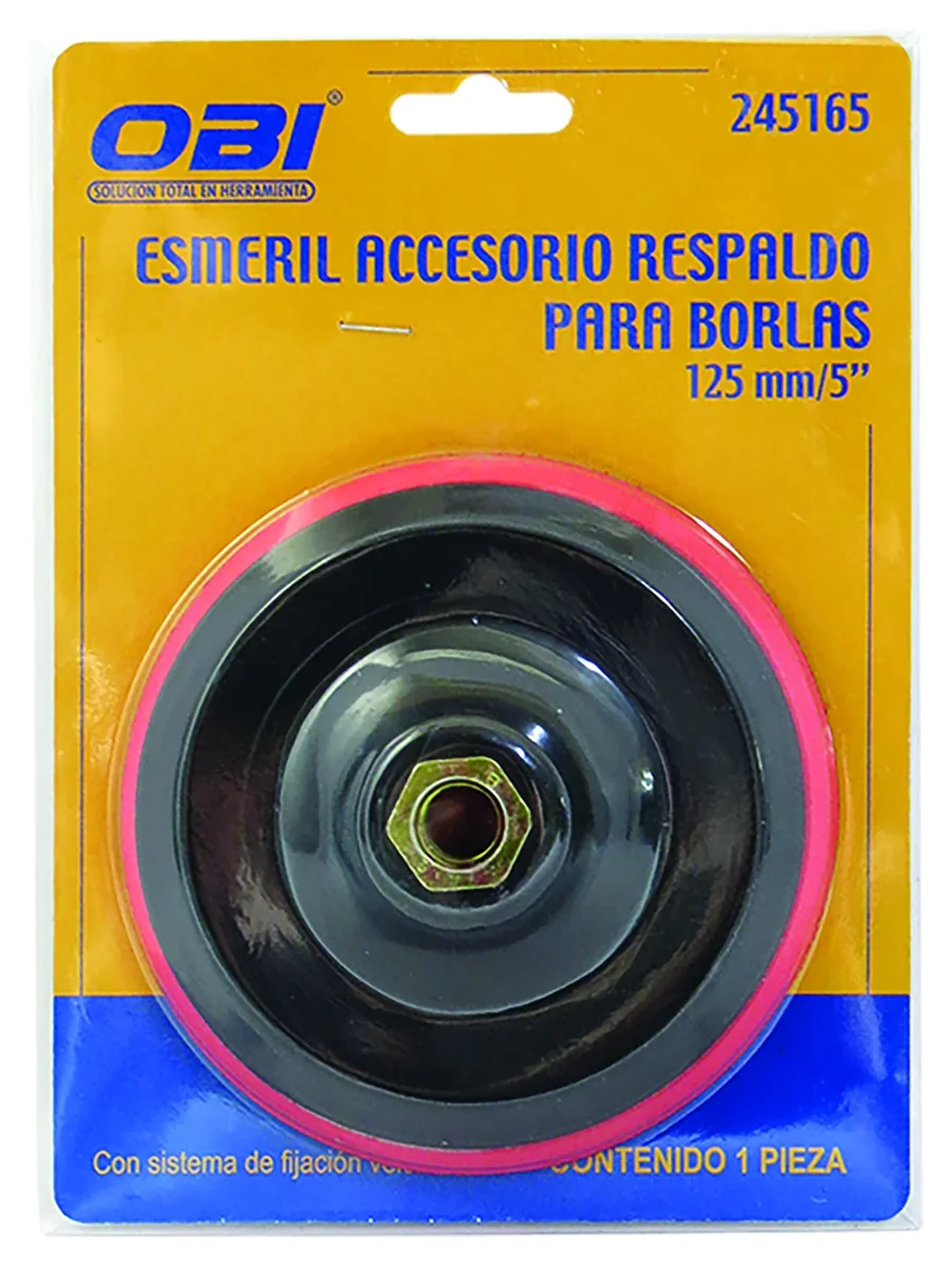 ESMERIL ACCS. RESPALDO PARA BORLAS 125mm/5"