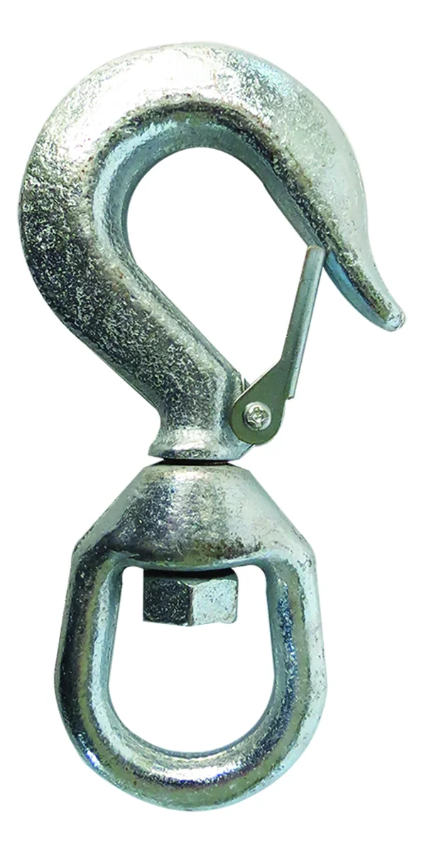GANCHO ESLINGA C/OJO GIRATORIO Y PESTILLO 0,75t