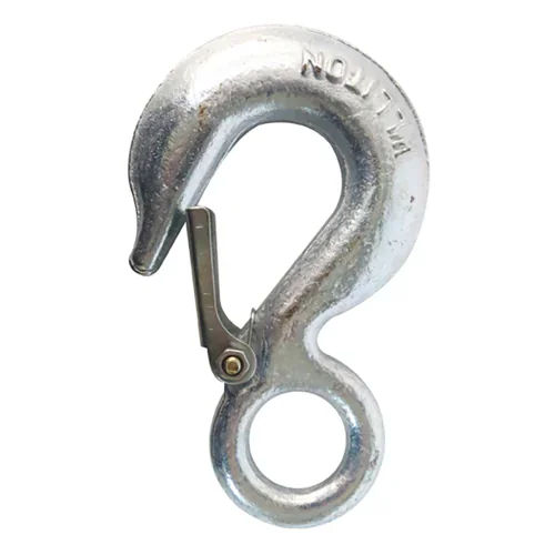 GANCHO ESLINGA C/OJO Y PESTILLO 1 TONELADAS