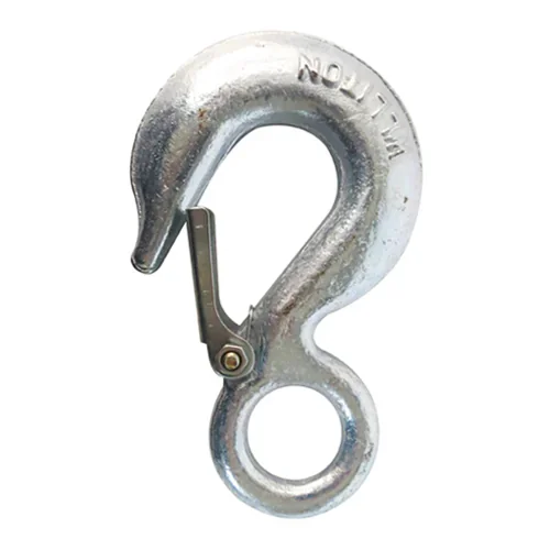 GANCHO ESLINGA C/OJO Y PESTILLO 2 TONELADAS