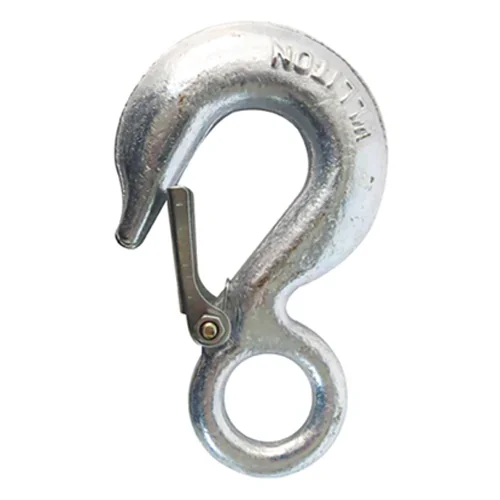 GANCHO ESLINGA C/OJO Y PESTILLO 5 TONELADAS