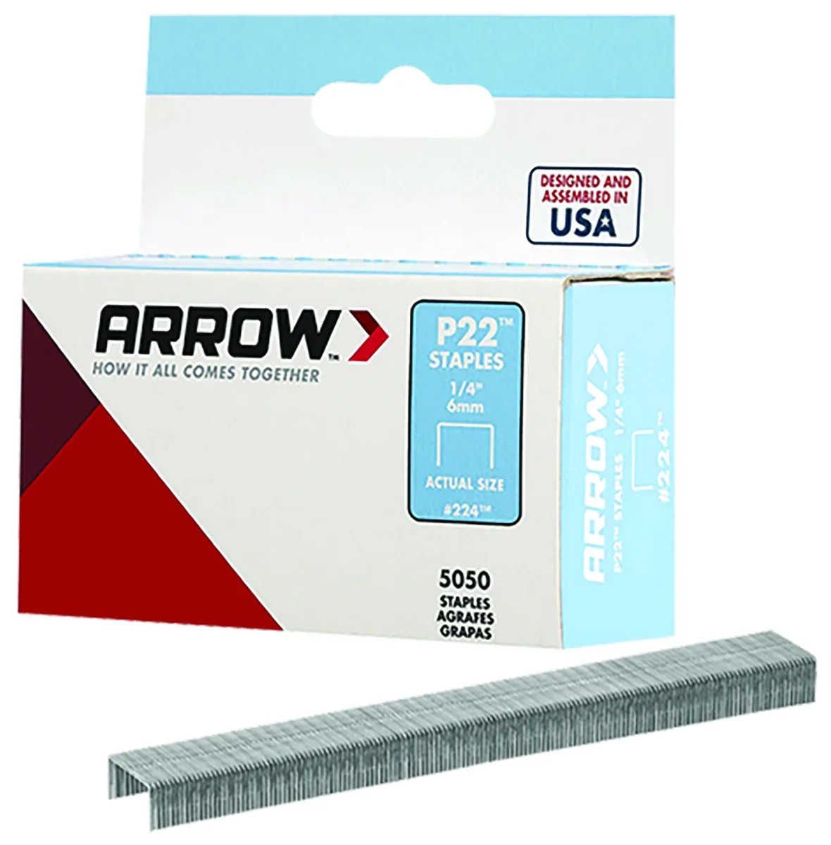 GRAPA P/P22 1/4" C/5 050 P.