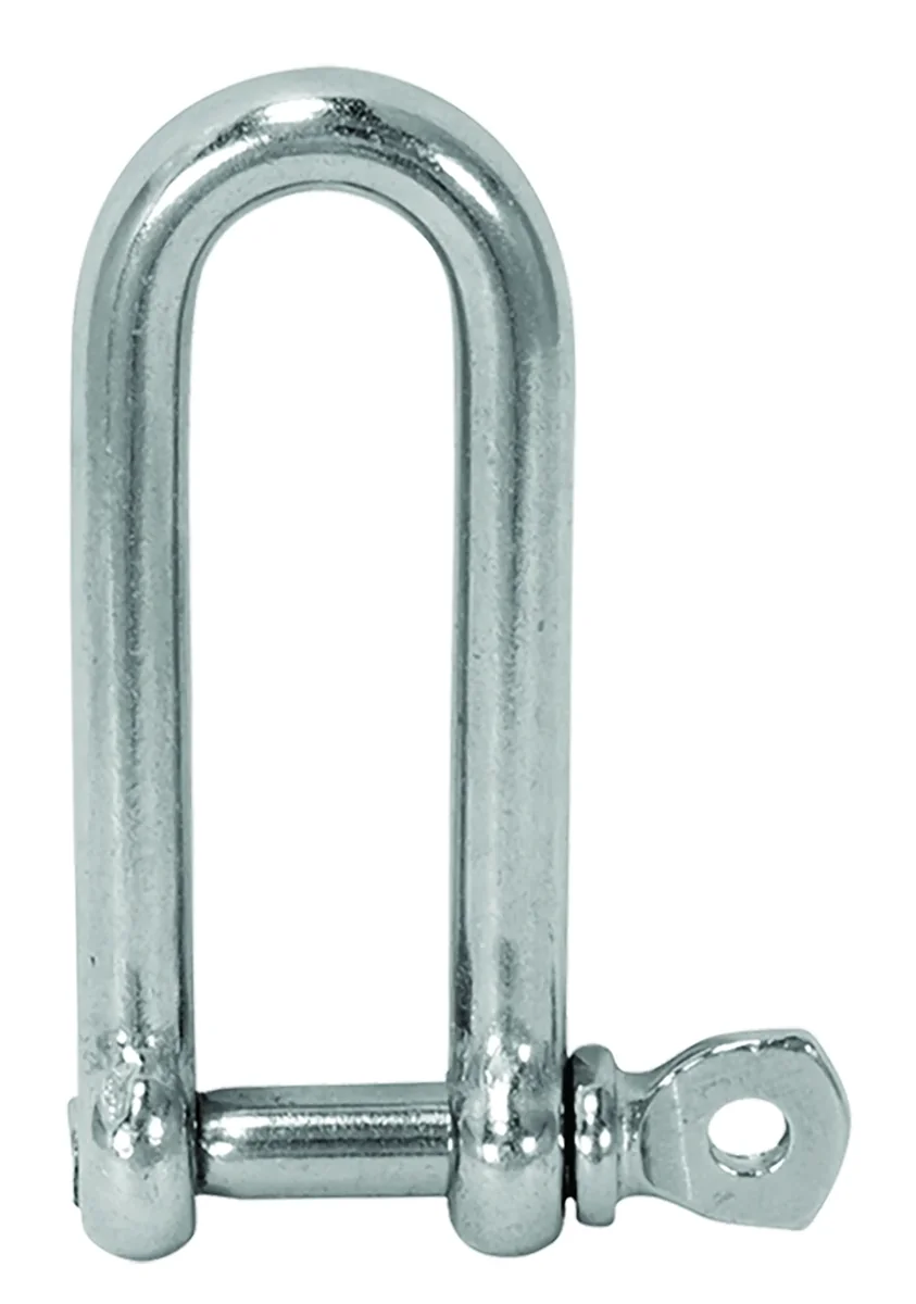 GRILLETE RECTO LARGO INOX. 4 mm C/20 P.