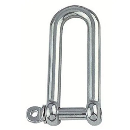GRILLETE RECTO LARGO INOX. 6 mm C/15 P.