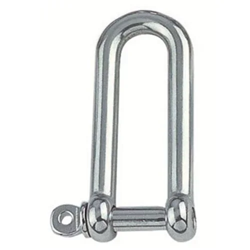GRILLETE RECTO LARGO INOX. 8 mm C/10 P.