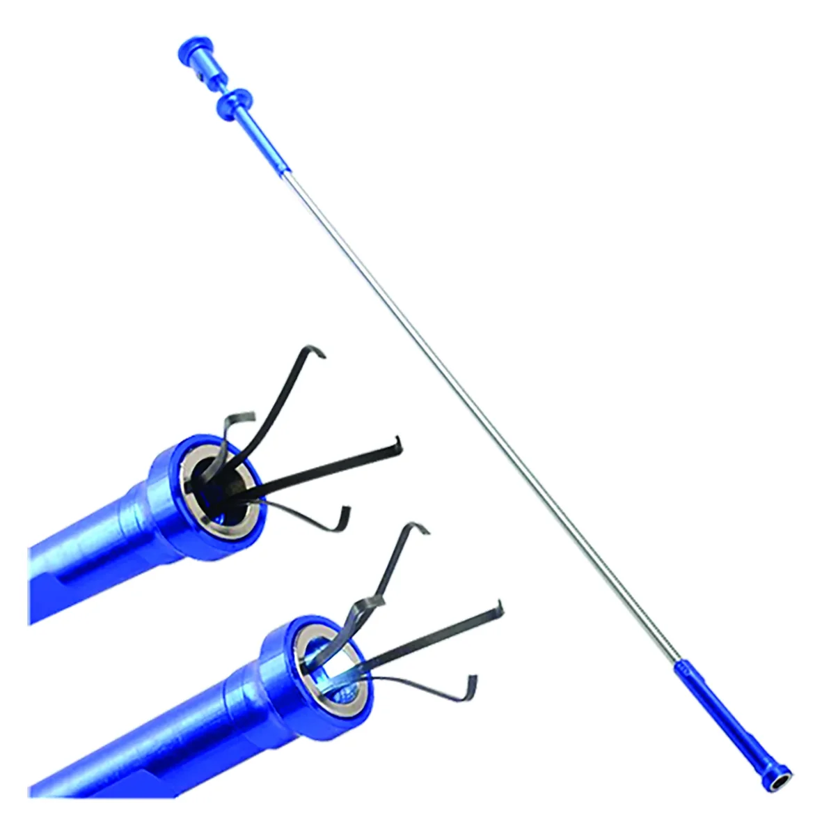 IMAN RECOGEDOR FLEX. 60 cm C/GARRA Y LED