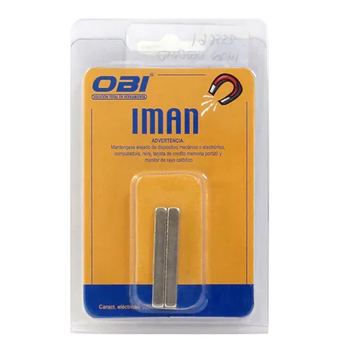 IMAN.NEODIMIO RECTANGULAR 40x5x5 mm BLISTER C/2 P