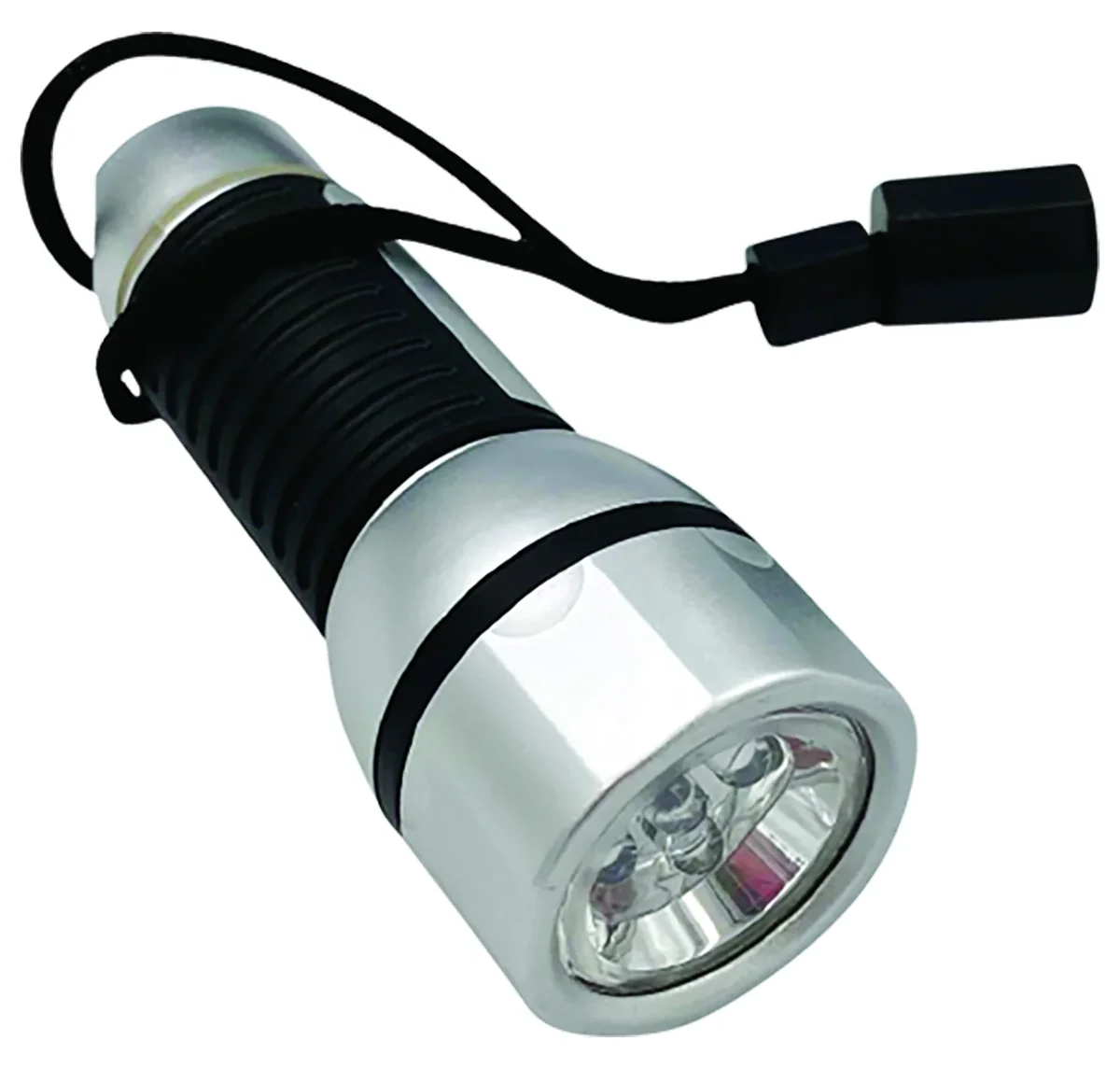 LINTERNA PLASTICO C/3 LED USA 3"AAA"GRIS "X"