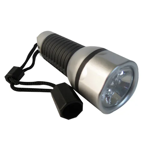 LINTERNA PLASTICO C/5 LED USA 3"AAA"GRIS "X"