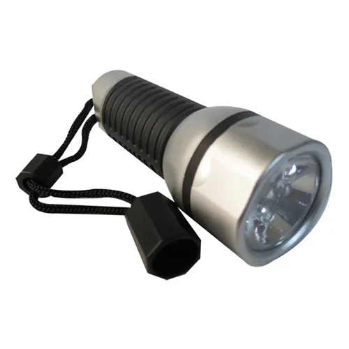 LINTERNA PLASTICO C/7 LEDS USA 4"AA"GRIS "X"