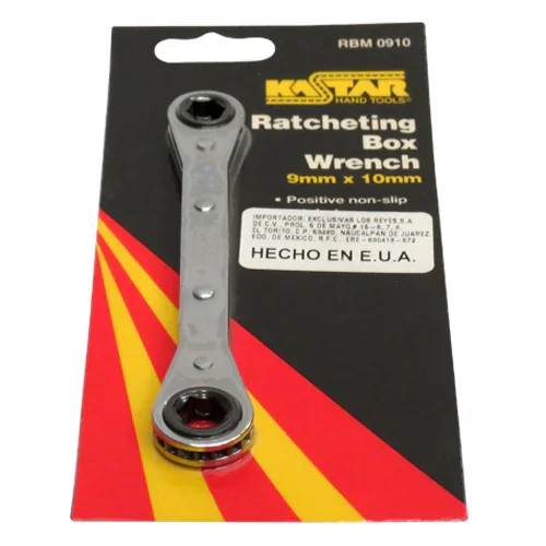 LLAVE ESTRIAS C/MATRACA 09 y 10 mm "X"
