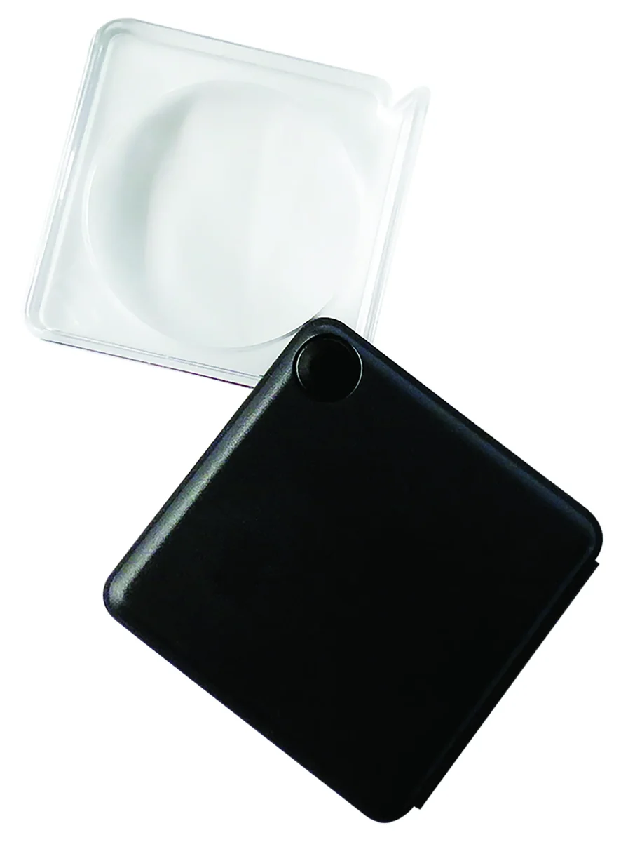 LUPA BOLSILLO CUADRADA 45 mm 5x
