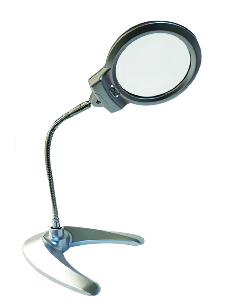 LUPA BASE "V" FLEX. 11 y 42cm 2.25-5xLED