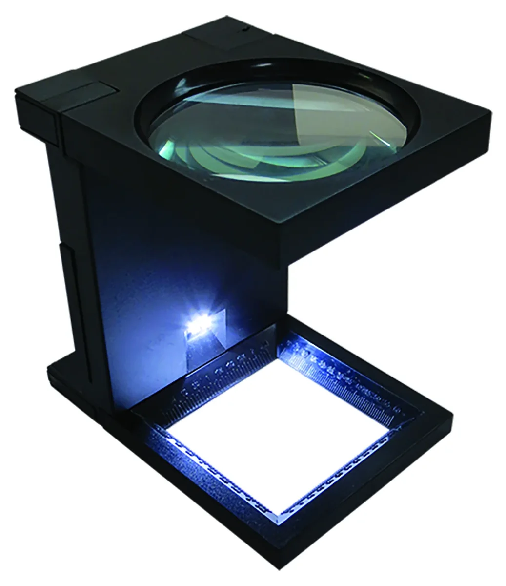LUPA CUENTAHILO LEDS 90 mm 2.5x