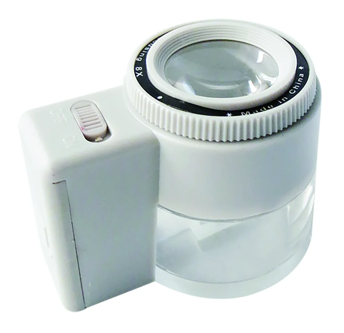 LUPA VASO 23-45 mm 8x AFO.C/ESCALA LED