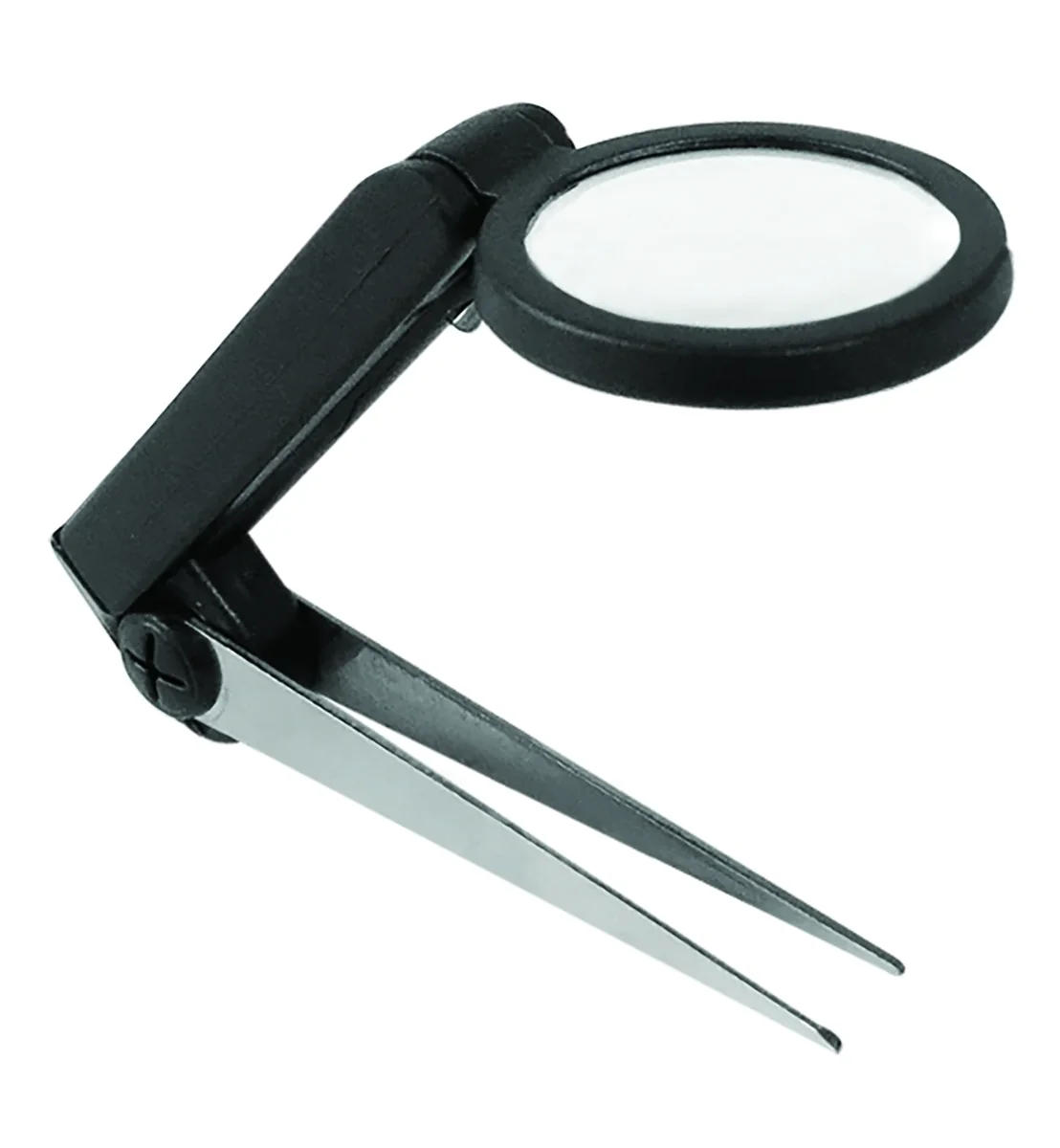 LUPA PINZETA PUNTA FINA 10x LED