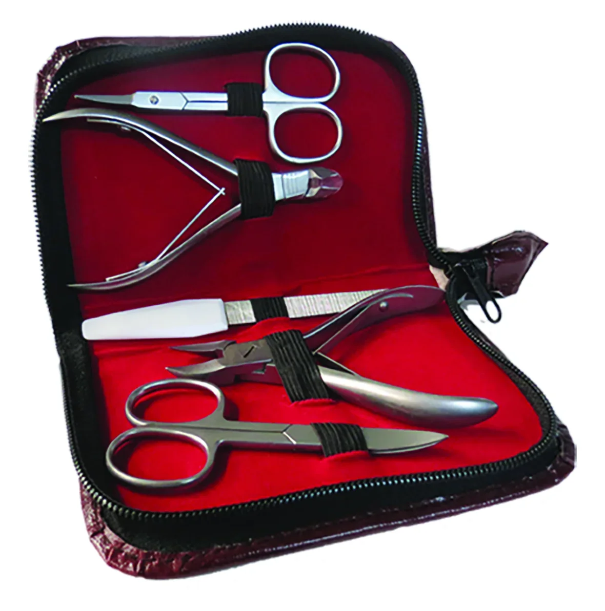 MANICURE JUEGO 5 PIEZAS C/ESTUCHE LUJO