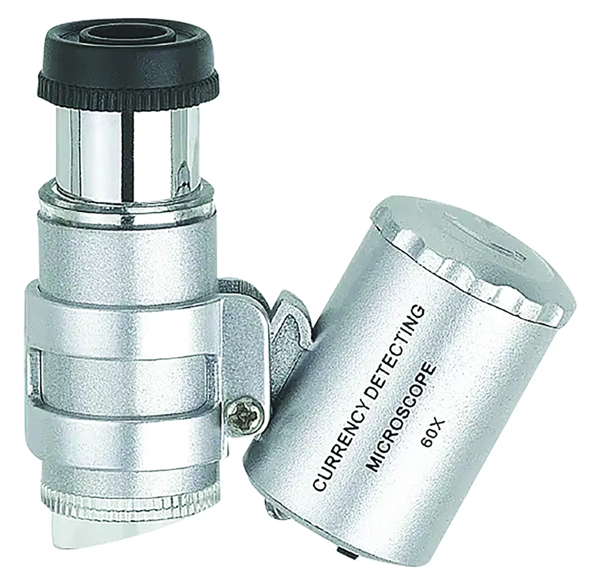 MICROSCOPIO MINI 60x AJUSTABLE LED+UV