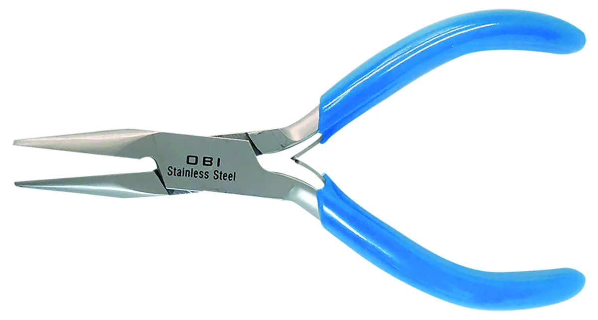PINZA OBIPRO MEDIA CAÑA PLANA 5"